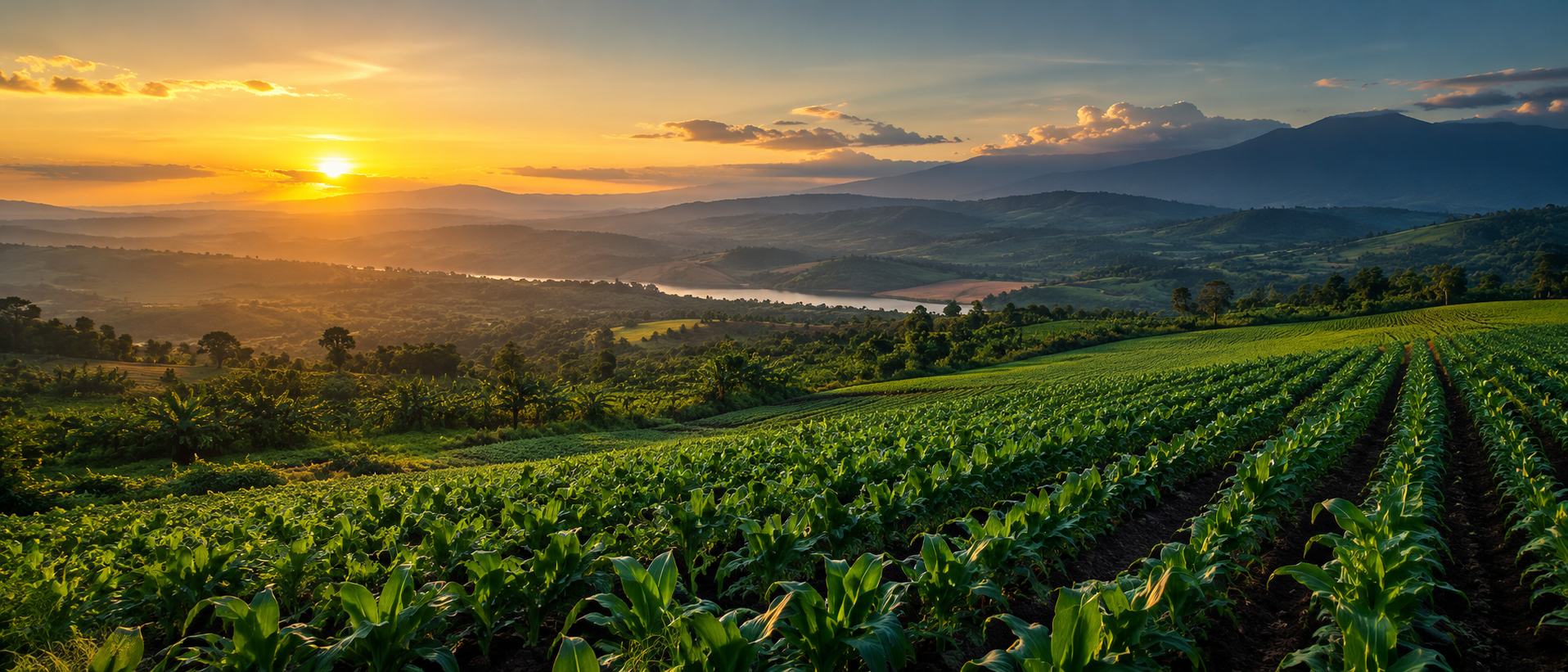 Paysage agricole illustratif