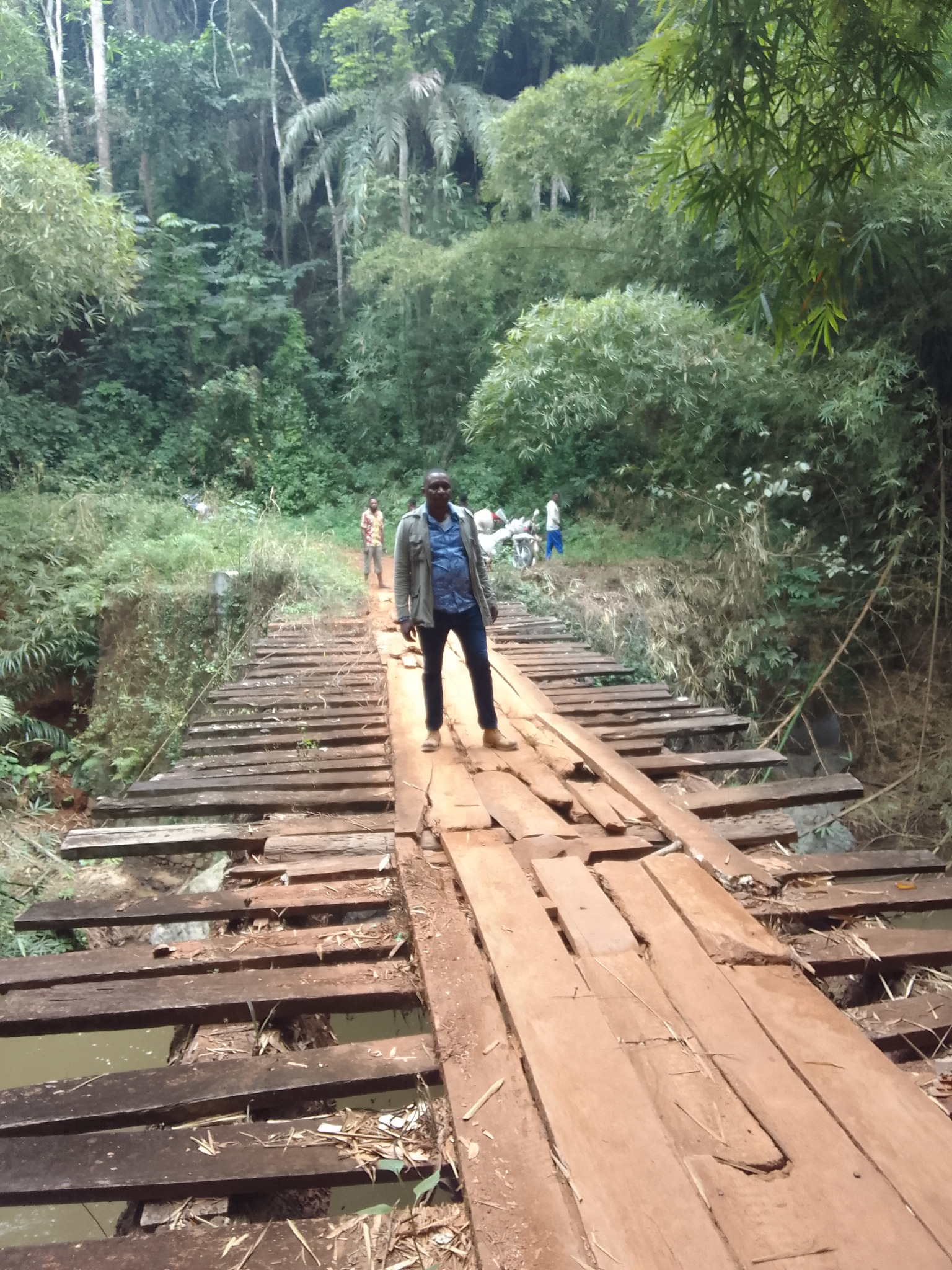 Visite de terrain — passerelle — 5