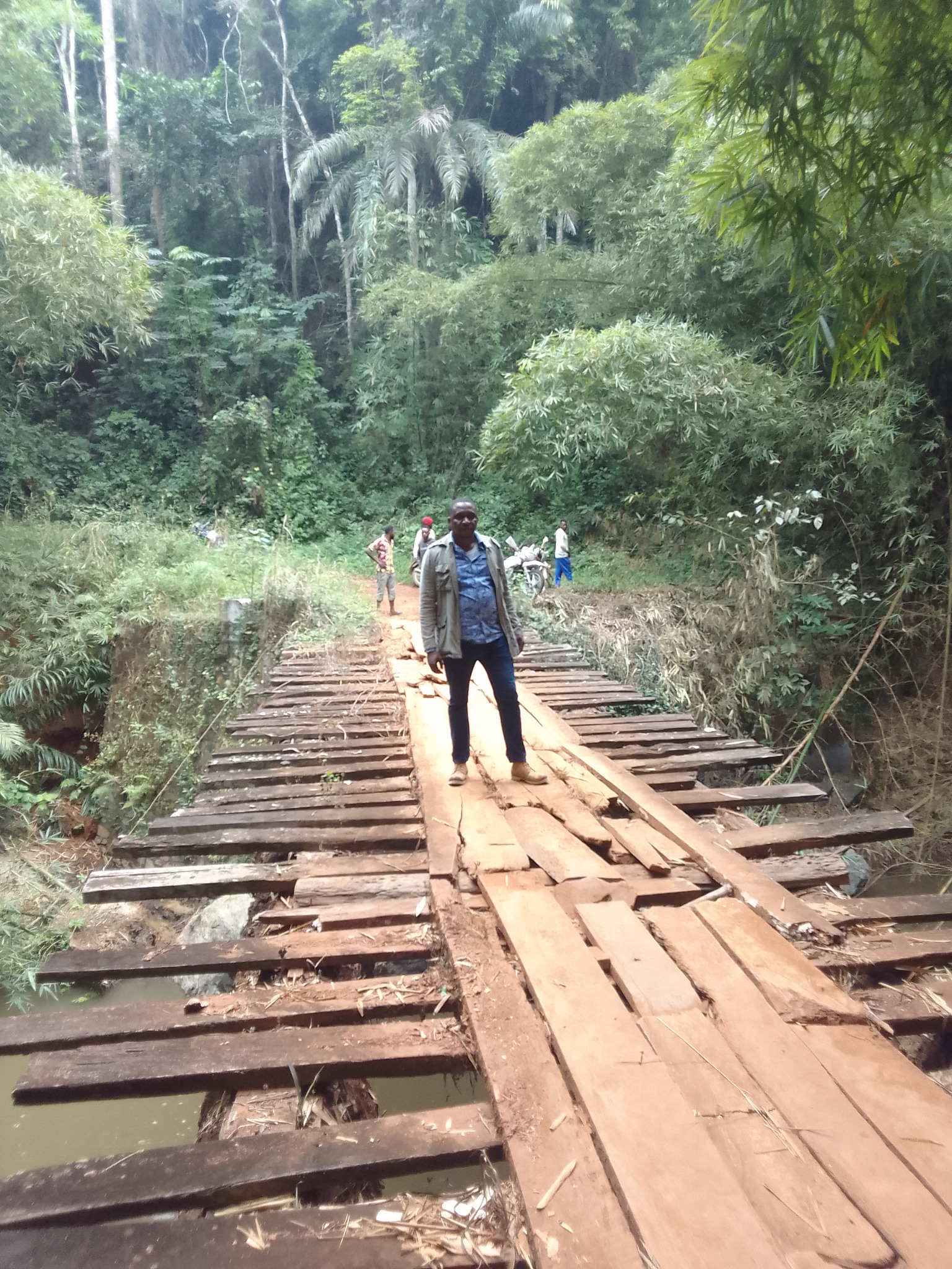 Visite de terrain — passerelle — 6
