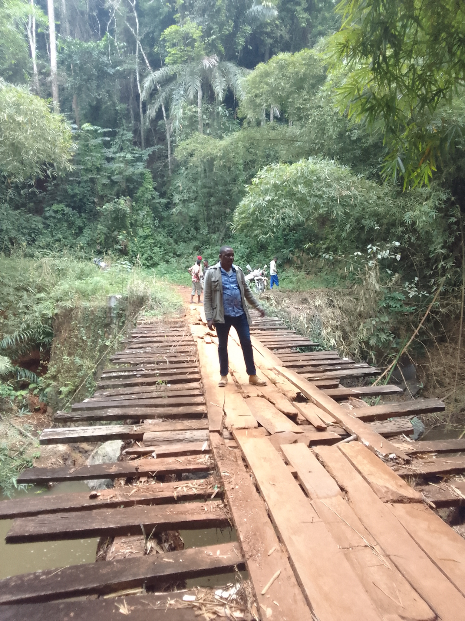 Visite de terrain — passerelle — 7