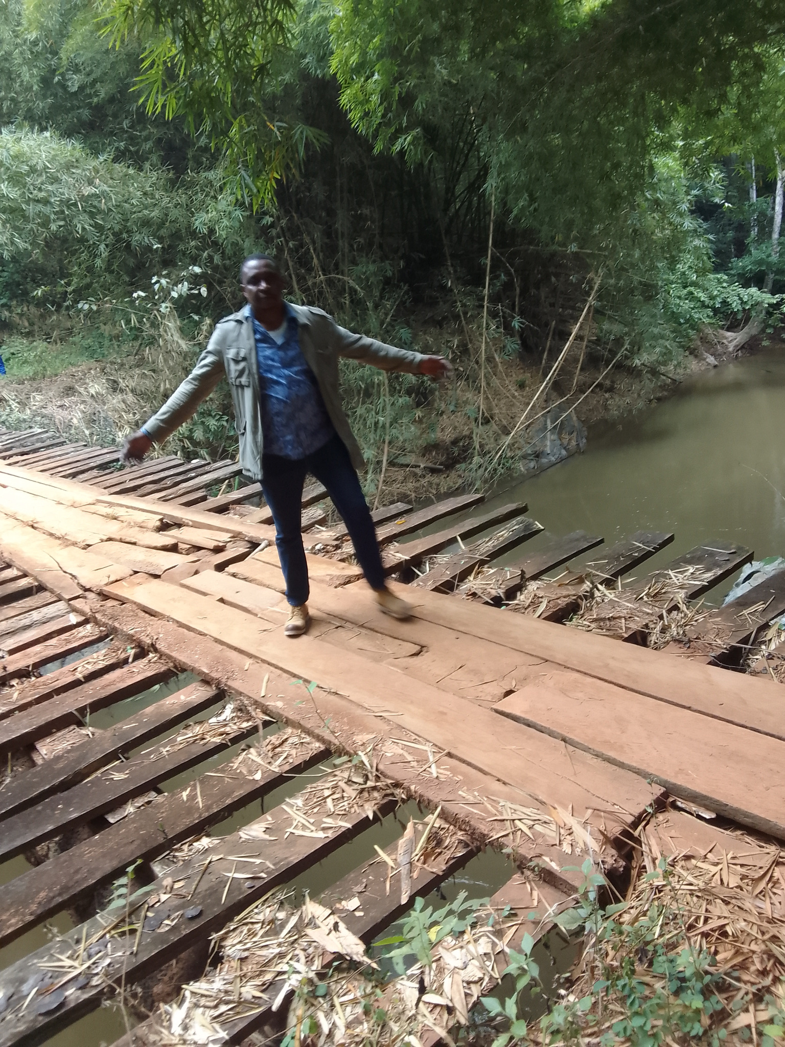Visite de terrain — passerelle — 8